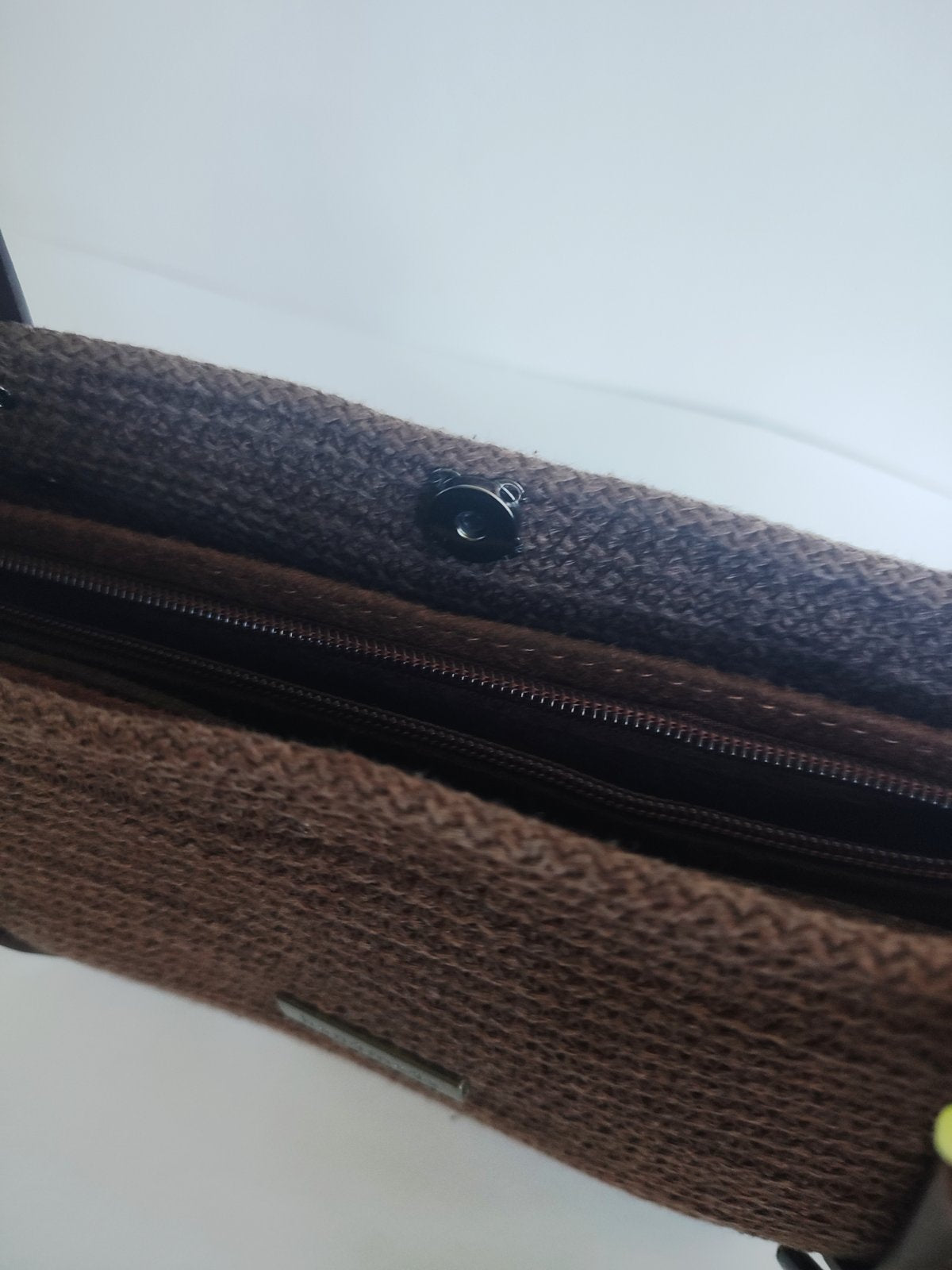 Tasche aus Baumwollkordel braun